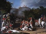 Robert Home Death of Colonel Moorhouse at the Storming of the Pettah Gate of Bangalore oil painting on canvas